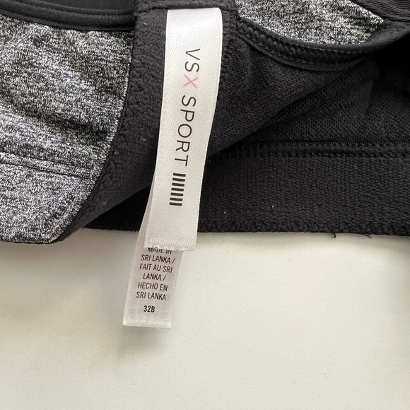 VSX Grey Push-up Workout Bra - Picture 3 of 3